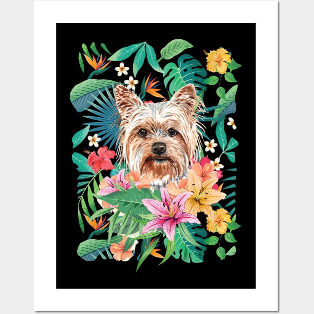 Yorkie Yorkshire Terrier 2 Wall Art by LulululuPainting